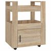 vidaXL K&uuml;chenwagen Sonoma-Eiche 60x45x80 cm Holzwerkstoff