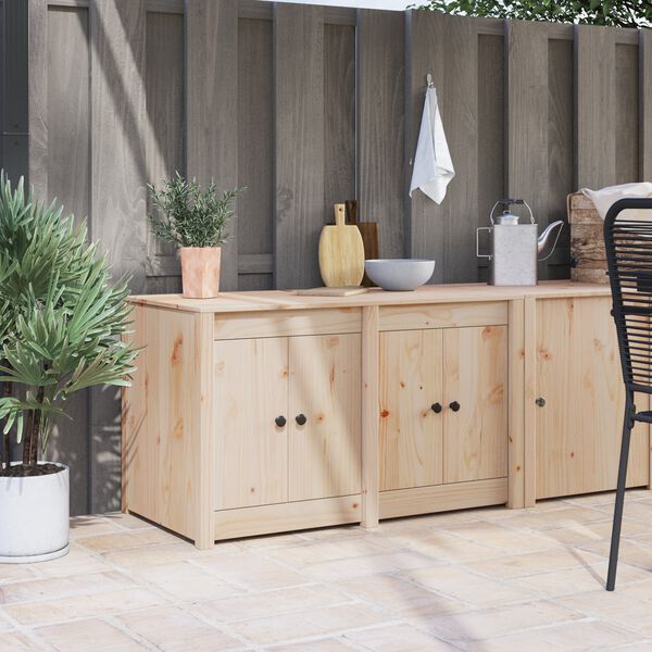 vidaXL K&uuml;chenschrank MEPPEL Braun Eichen-Optik 106 x 55 x 64 cm