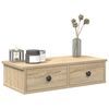 vidaXL Wandregal mit Schubladen Sonoma-Eiche 60x28x15 cm Holzwerkstoff
