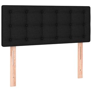 vidaXL Kopfteil Schwarz 90x5x78/88 cm Stoff