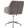 vidaXL Esszimmerst&uuml;hle Drehbar 2 Stk. Taupe Stoff
