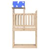 vidaXL Spielturm Braun 52,5 x 110,5 x 215 cm Massives Kiefernholz