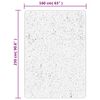 vidaXL Teppich OVIEDO Kurzflor T&uuml;rkis 160x230 cm