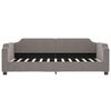 vidaXL Tagesbett Taupe 100x200 cm Stoff
