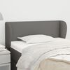 vidaXL Kopfteil mit Ohren Dunkelgrau 103x23x78/88 cm Stoff