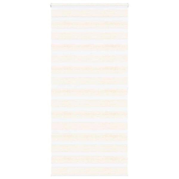 vidaXL Doppelrollo Marmorbeige 105x200cm Stoffbreite 100,9 cm Polyester