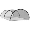 vidaXL Baseball-Schlagk&auml;fig Schwarz 900x400x250 cm Polyester