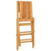 vidaXL Gartenst&uuml;hle 4 Stk. Klappbar 47x61x90 cm Massivholz Teak
