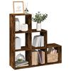 vidaXL Raumteiler-B&uuml;cherregal 3 Etagen R&auml;uchereiche 99x29x99 cm