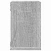 vidaXL Wandregale 4 pcs Grau 26 x 15 x 26 cm Holzwerkstoff