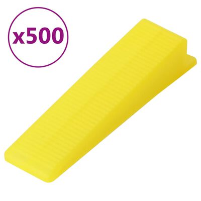 vidaXL Fliesen-Nivelliersystem 500 Keile 2500 Clips 2 mm