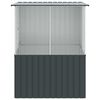 vidaXL Vogelk&auml;fig Anthrazit 165 x 165 x 200 cm Verzinkter Stahl