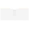 vidaXL Badschrank Hochglanz-Wei&szlig; 80x33x60 cm Holzwerkstoff