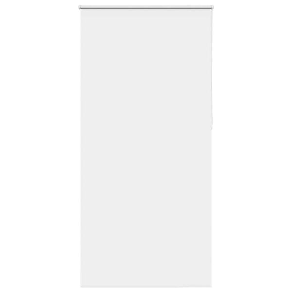 vidaXL Verdunkelungsrollo Wei&szlig; 90x210cm Stoffbreite 85,7 cm Polyester
