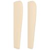 vidaXL Kopfteil mit Ohren Creme 163x23x118/128 cm Stoff