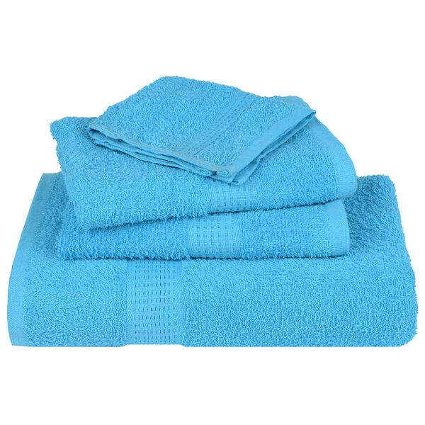 vidaXL Badet&uuml;cher FROGN 4 Stk. T&uuml;rkis 100x150 cm 360 g/m&sup2;