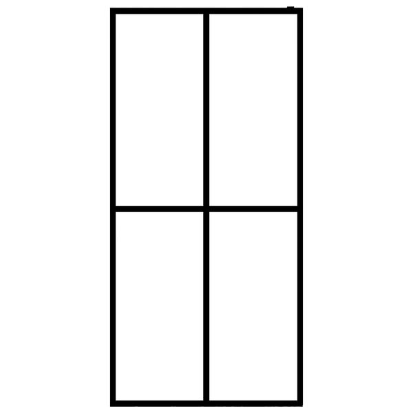 vidaXL Duschwand f&uuml;r Walk-in Dusche Mattes Sicherheitsglas 118x190 cm