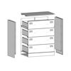 vidaXL Sideboard Olivgr&uuml;n 67x39x83 cm Stahl