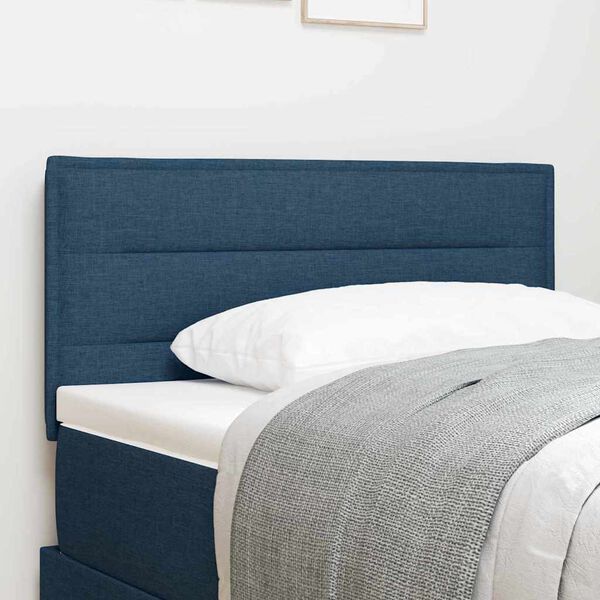 vidaXL Kopfteil mit Kopfteil Blau 80 cm Kunstleder