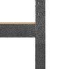 vidaXL Schwerlastregale mit 5 B&ouml;den 3 Stk. Grau Stahl & Holzwerkstoff