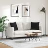 vidaXL Sofakissen 2 pcs Schwarz 50 x 50 cm Stoff