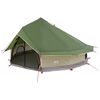 vidaXL Tipi Zelt mit Dach Gr&uuml;n 700 x 700 x 395 cm Polyester und Stahl