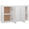 vidaXL Sideboard Hochglanz-Wei&szlig; 120x36x69 cm Holzwerkstoff