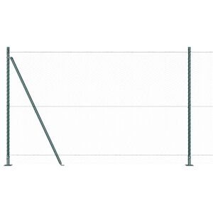 vidaXL Sechseckzaun mit Betonsockel 100 x 1,4 m Gr&uuml;n Netz