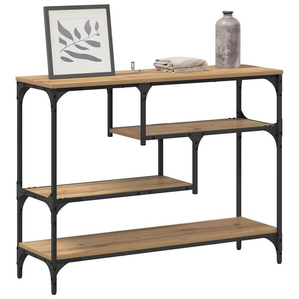 vidaXL Konsolentisch Artisan-Eiche 100 x 30 x 75 cm Holzwerkstoff