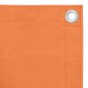 vidaXL Balkon-Sichtschutz Orange 75x400 cm Oxford-Gewebe
