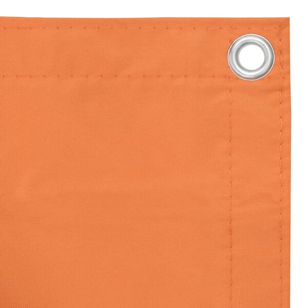 vidaXL Balkon-Sichtschutz Orange 75x400 cm Oxford-Gewebe