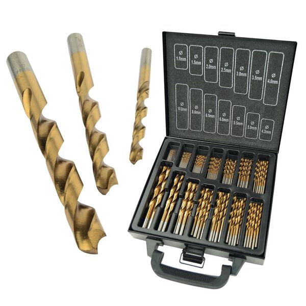 Br&uuml;der Mannesmann 99-tlg. HSS-Bohrer-Set