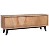 vidaXL TV-Schrank 120 x 30 x 45 cm Massivholz Teak