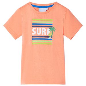 vidaXL Kinder-T-Shirt Neonorange 128