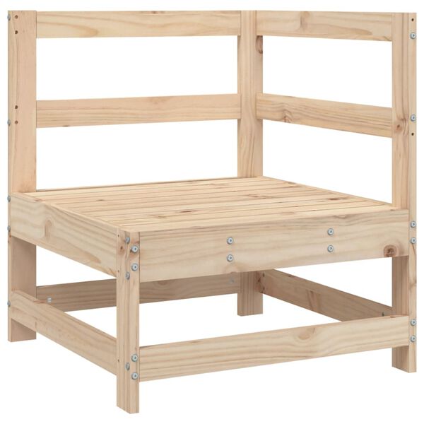 vidaXL 7-tlg. Garten-Sofagarnitur Massivholz Kiefer