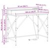 vidaXL Schreibtisch Sonoma-Eiche 100 x 50 x 86,5 cm Holzwerkstoff
