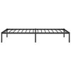 vidaXL Bettgestell Metall Schwarz 90x200 cm