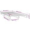 vidaXL Palettenbett Wei&szlig; 90x200 cm Massivholz Kiefer