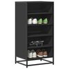 vidaXL Schuhregal Schwarz 48x38x97,5 cm Holzwerkstoff