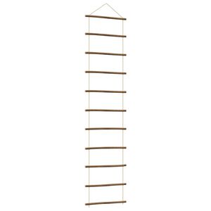 vidaXL Wanddekoration in Leiterform 50x200 cm Nat&uuml;rlicher Zweig