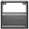 vidaXL Wand-Nachttisch Grau Sonoma 40x31x39,5 cm