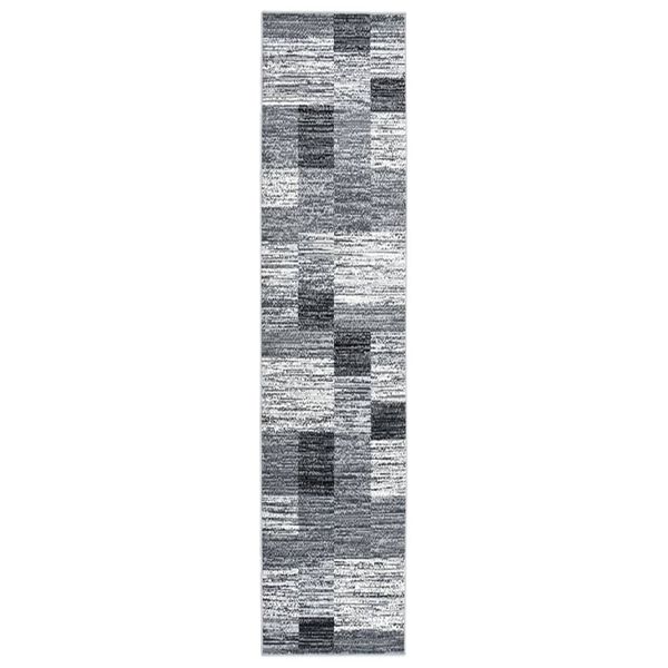 vidaXL Teppichl&auml;ufer BCF Grau 100x500 cm