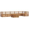 vidaXL Outdoor-Sofagarnitur 7 pcs Natur Massivholz Akazie