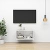 vidaXL TV-Wandschrank Wei&szlig; 37x37x72 cm Holzwerkstoff