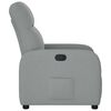 vidaXL Relaxsessel Hellgrau Stoff