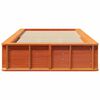 vidaXL Bettrahmen Wachsbraun 90 x 190 cm Massives Kiefernholz