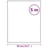 vidaXL M&ouml;belfolien Selbstklebend Mattwei&szlig; 90x500 cm PVC
