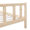 vidaXL Massivholzbett 90x200 cm