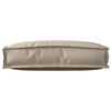 vidaXL Kissen Taupe 60 x 40 x 12 cm Oxford-Stoff