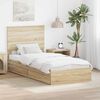 vidaXL Aufbewahrungsbett Sonoma-Eiche 75 x 190 cm Holzwerkstoff